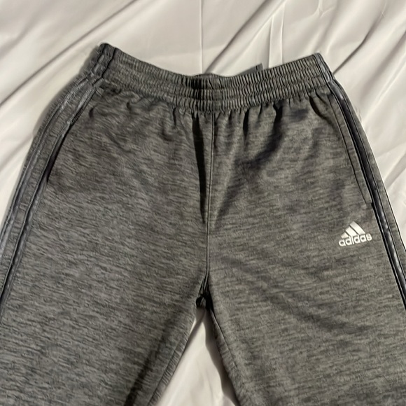 One of a kind Sliver and grey Adidas boys joggers - Picture 5 of 7